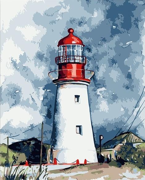 

Lighthouse Mountain – Paint By Numbers - 40*50CM, 501 Original
