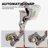 12 Inch 10-44mm Universal Pipe Wrench Open End Spanner Set Alloy Steel Non-slip Adjustable Snap Wrench Plumber Multi Repair Tool