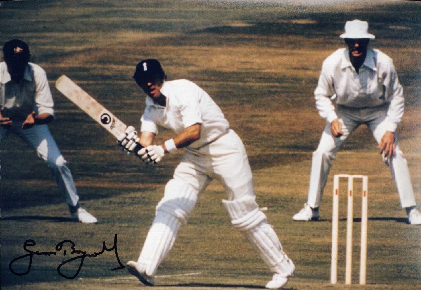 GEOFF BOYCOTT Signed Photo Poster paintinggraph - Yorkshire & England Cricket Player - preprint