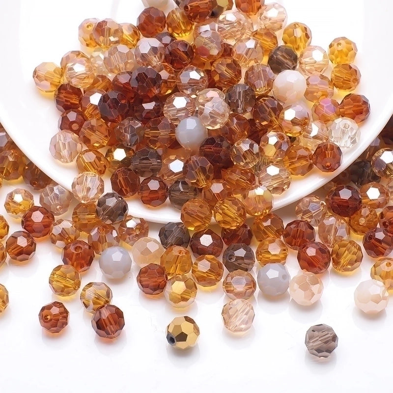 1 Set Diameter 3mm Diameter 4mm Diameter 6 Mm Crystal Glass Round Beads