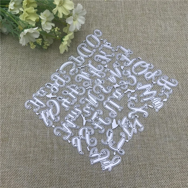 Alphabet Letter craft Metal Cutting Dies Stencils For DIY Scrapbooking Decorative Embossing Handcraft Die Cutting Template