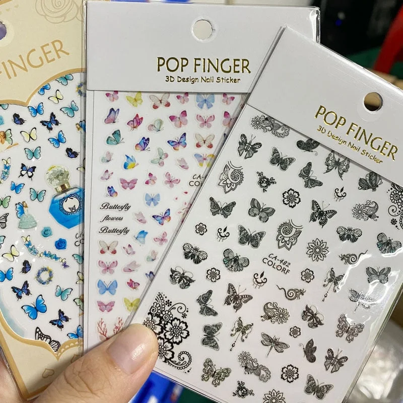 3D Nail Art Stickers Neon Curve Stripe Lines Tips Decals Self Adhesive Striping Transfer Tape Nail Foil DIY Manicure Accessories-Nail Inspo