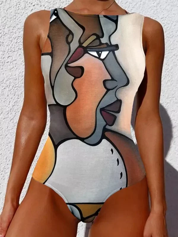 Fashion sexy printed swimsuit