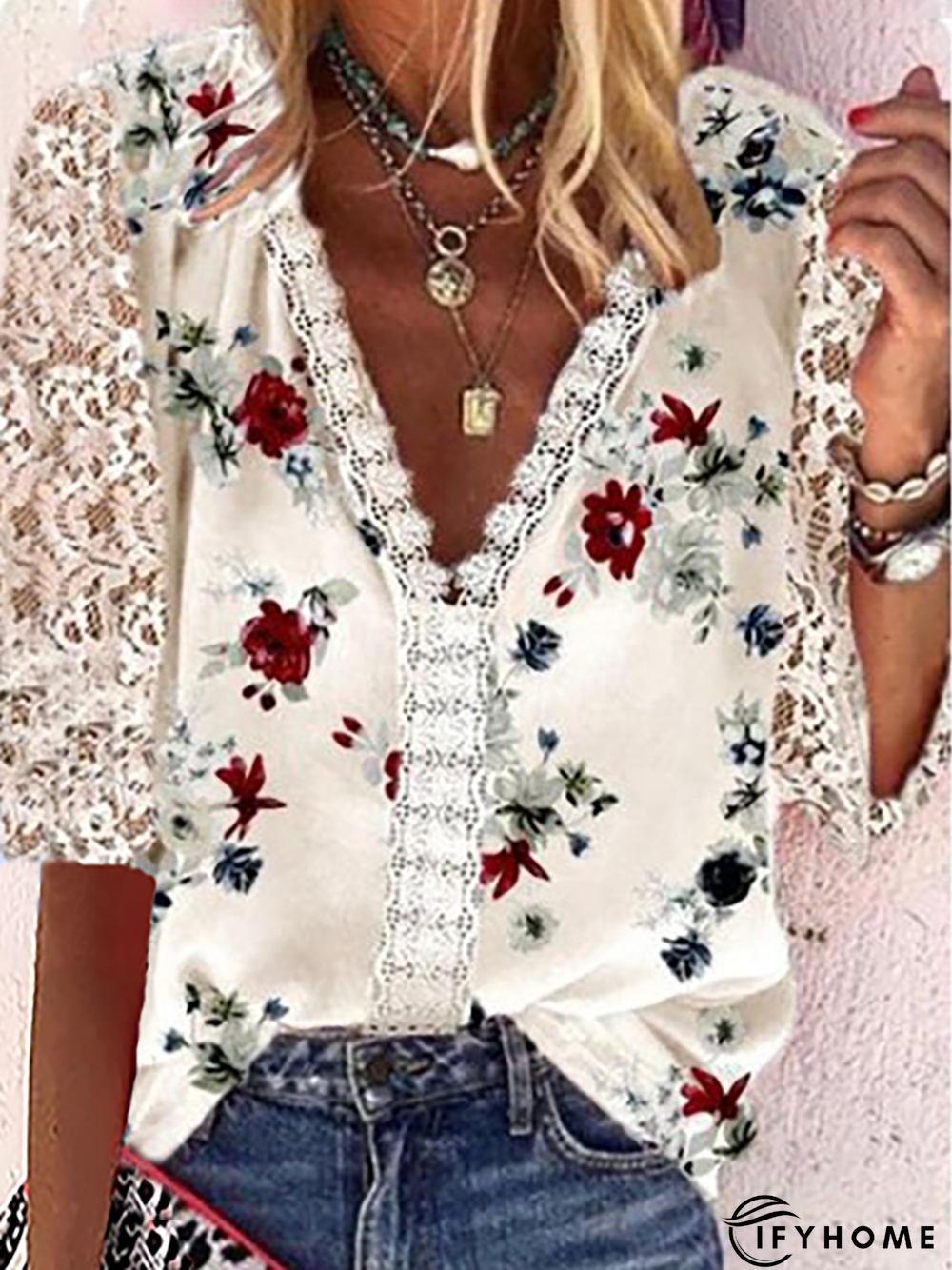 Floral Lace Top | IFYHOME