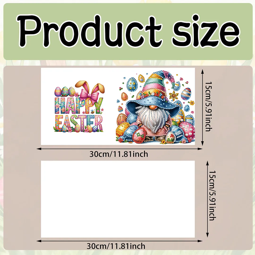 12PCS Easter Goblins DIY Rhinestone Diamond Art Mosaic Postcards with Envelopes Diamond Art Painting Greeting Card Kit for Birthdays Thanksgiving & Special Occasion (IHK110)