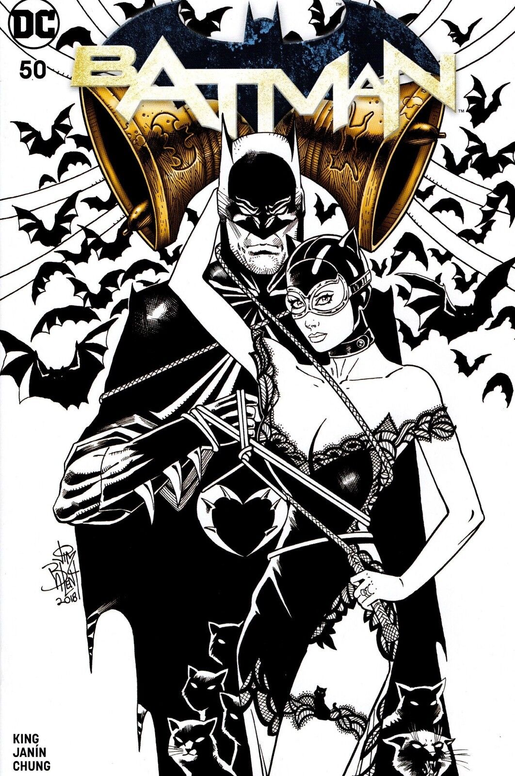 BATMAN # 50 THW WEDDING ISSUE JETPACK COMICS EXCLUSIVE JIM BALENT VARIANT COVER