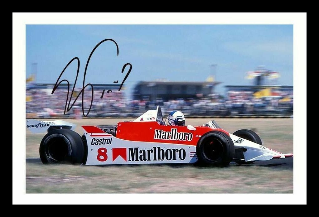 Alain Prost - McLaren Autograph Signed & Framed Photo Poster painting