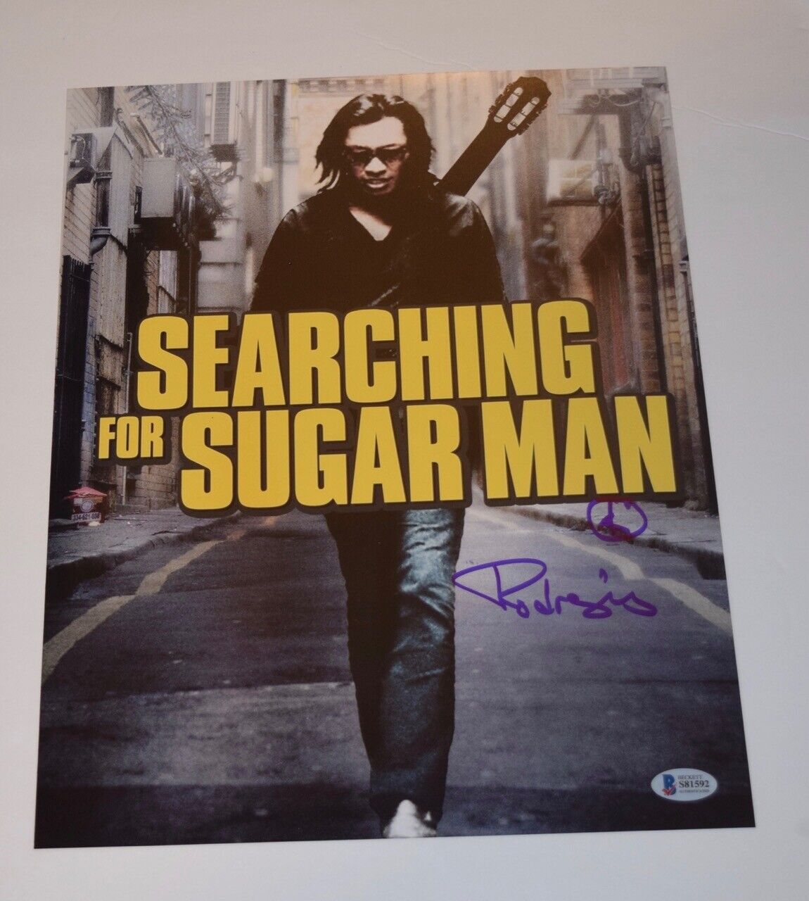 Sixto Rodriguez Signed Autograph 11x14 Photo Poster painting Searching for Sugarman Beckett COA