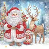 Diamond Painting-DIY Crystal Rhinestone Santa Claus