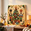 Christmas DIY Special Shape Diamond Painting Pearl Art With Inner Frame Kit 25x25cm(Christmas Tree)