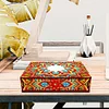 (US Local)Diamond Painting Storage Box DIY 5D Diamond Painting Jewelry Box for Women (D)