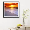 Diamond Painting-DIY Full Round Drill Seawater Sunrise