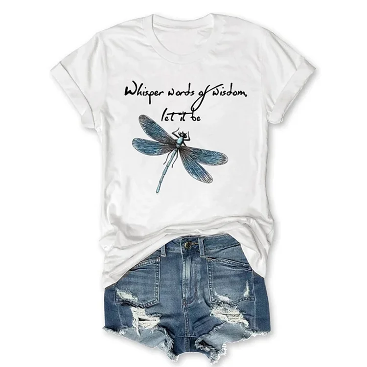 Comstylish Whisper Words Of Wisdom Let It Be T-Shirt