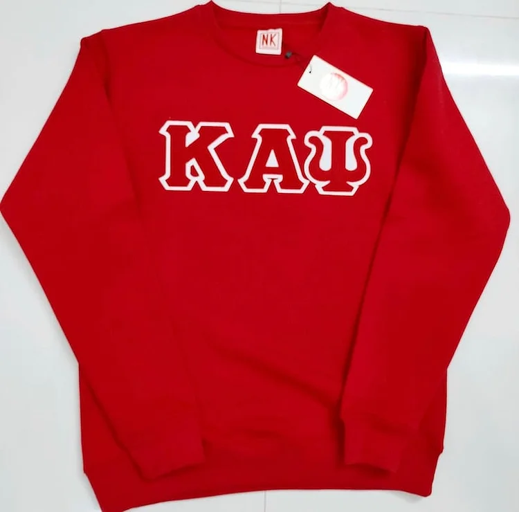 Kappa Alpha Psi Red Embroidery Sweater