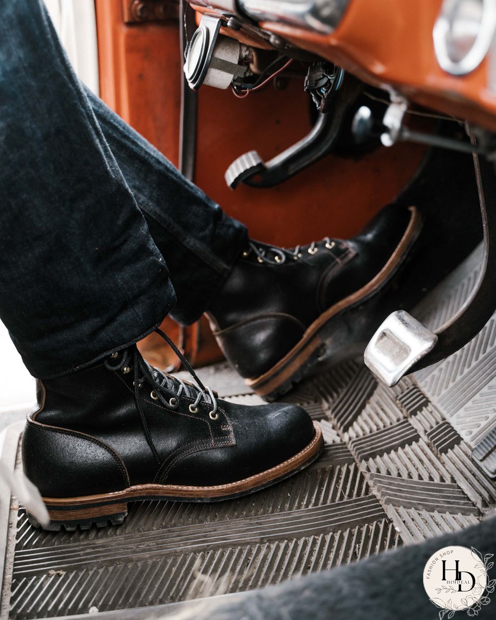 Cow Split Leather Men Boots Comfortable Boots Men Footwear Rubber Ankle Boots Men's Shoes