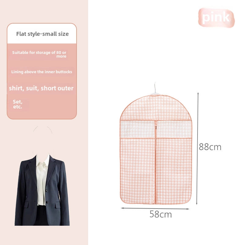 Clothes Dust Cover Coat Suit Cover Dust Bag Household Non-woven Breathable Storage Hanging Clothes Bag Dust-proof Clothes Cover