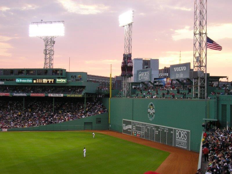 FENWAY PARK Home of the Boston Red Sox Green Monster Glossy 8 x 10 Photo Poster painting Poster