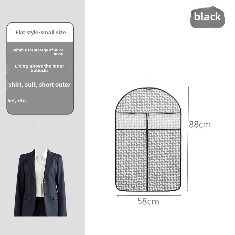 Clothes Dust Cover Coat Suit Cover Dust Bag Household Non-woven Breathable Storage Hanging Clothes Bag Dust-proof Clothes Cover