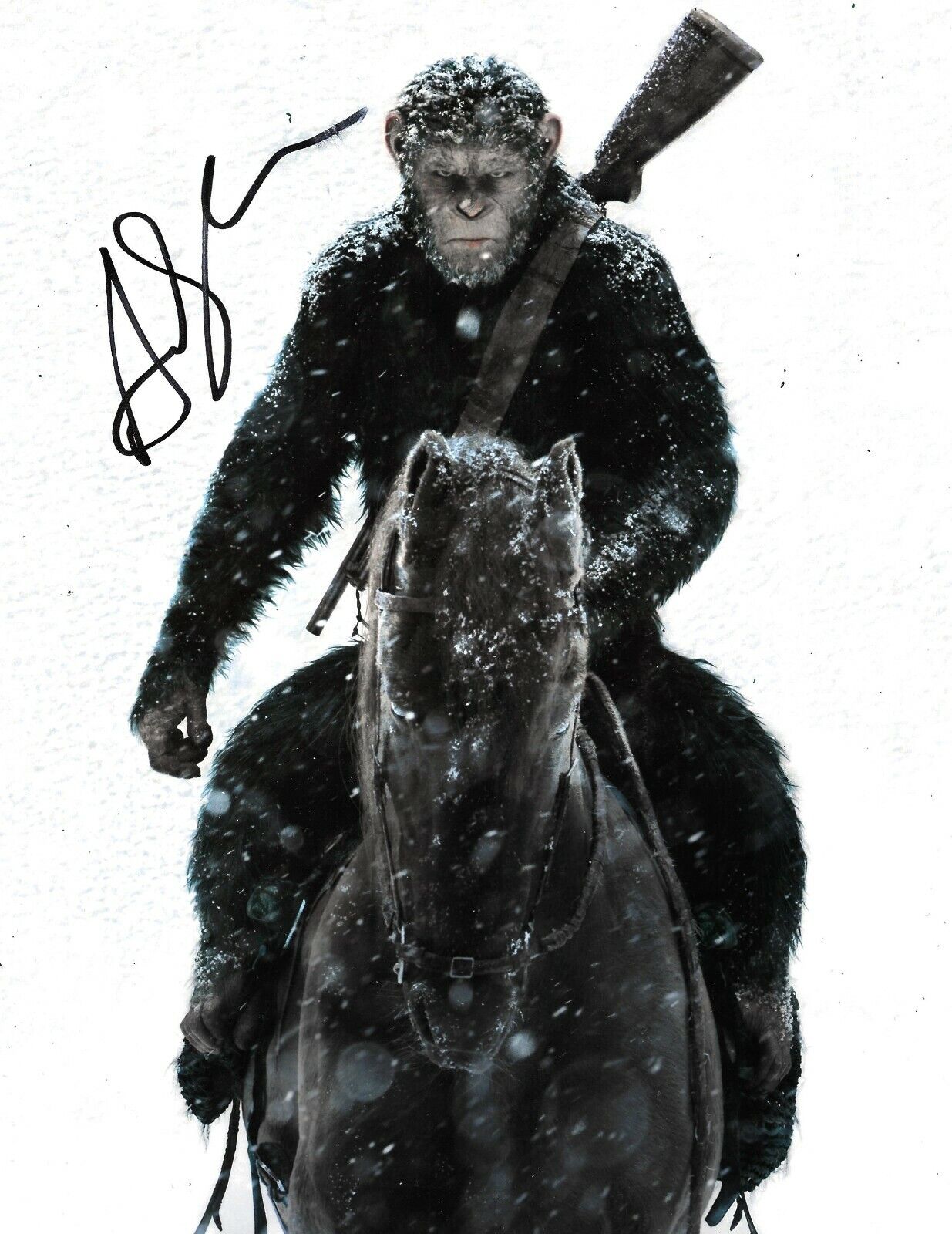 Andy Serkis Signed War For The Planet Of The Apes 10x8 Photo Poster painting AFTAL