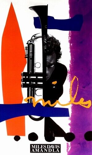 MILES DAVIS POSTER - AMANDLA PROMO - Photo Poster painting QUALITY INSERT -  POST!