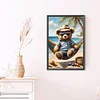 (40*60cm)Bear - Full Round Drill Diamond Painting