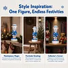 Glowing Snow Miser Figure Classic Unique Look for Outdoor Lawn Porch Decor
