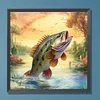 Diamond Painting-DIY Full Round Drill Fishing
