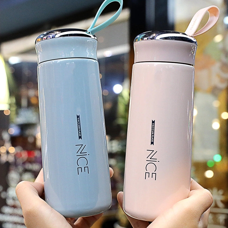 Creative Fashion Insulated Double Ness Glass Cup Student Cup Holiday Gift Advertising Cup Printed LOGO