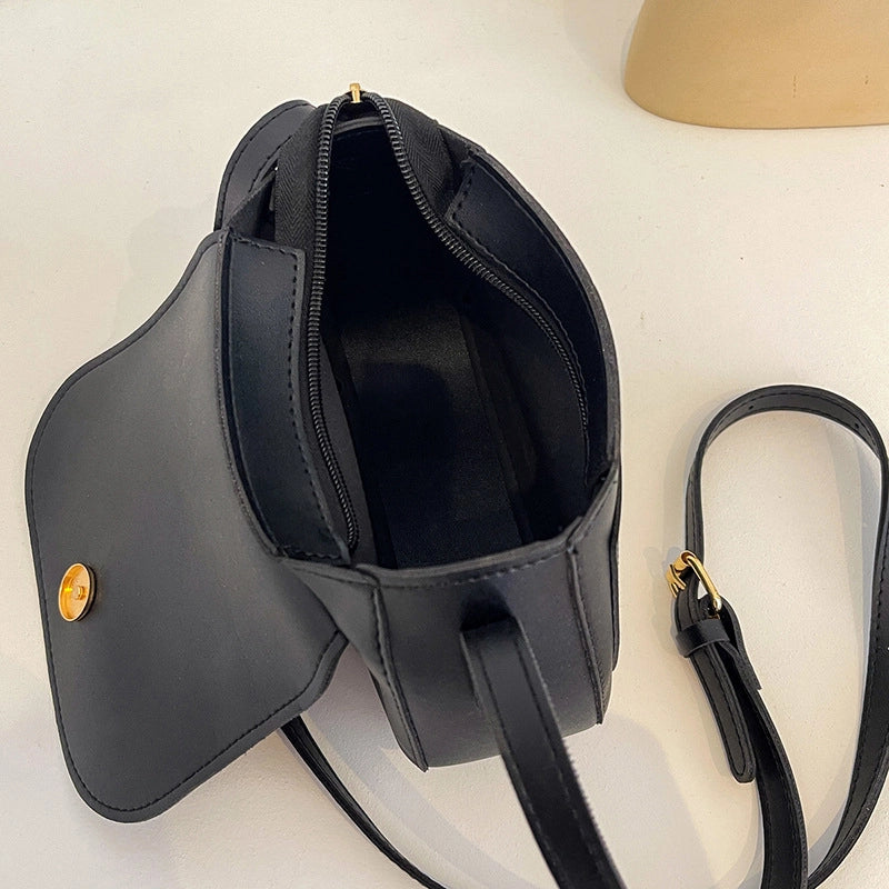 Retro Soft Leather Messenger Bag Shoulder Bag Fashion Popular Women’s Bag Small Square Bag