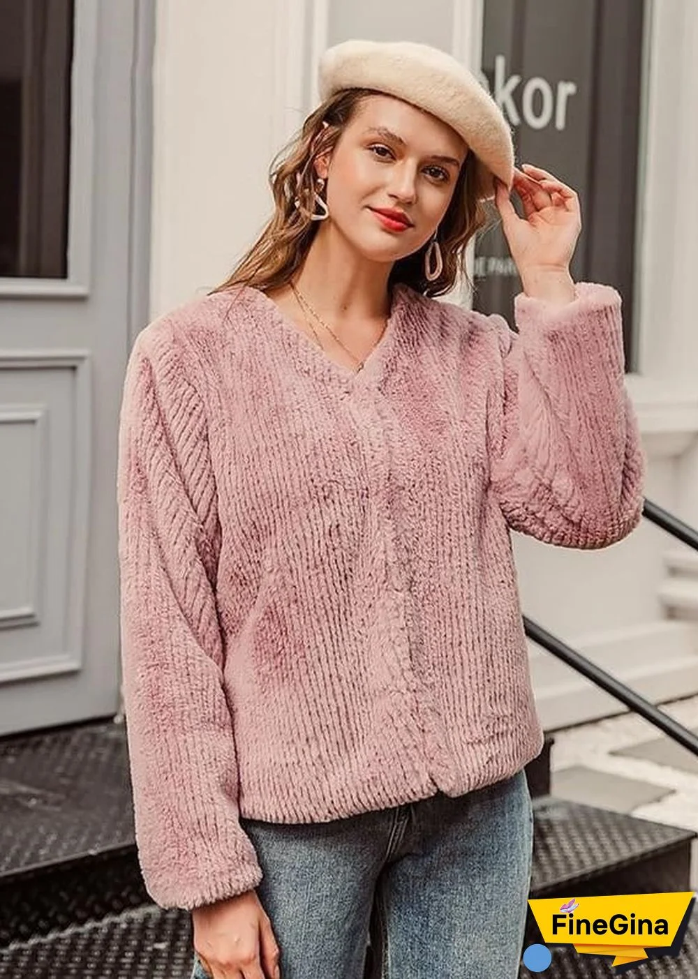 Boho Jacket Plaire Powder Pink