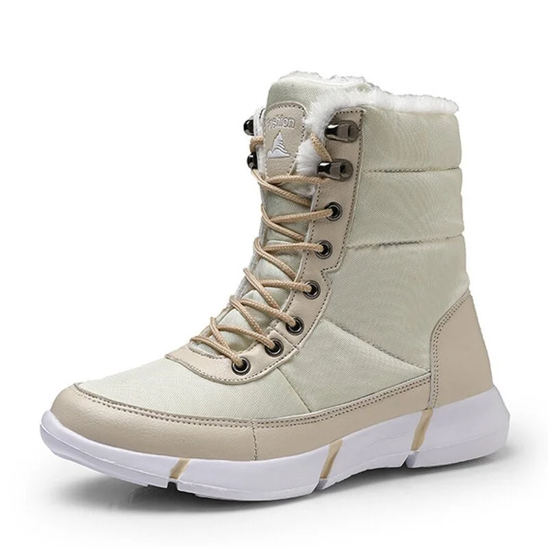 Women Boots Non-slip Waterproof Winter Ankle Snow Boots Women Platform Winter Shoes With Thick Fur Botas Mujer Thigh High Boots