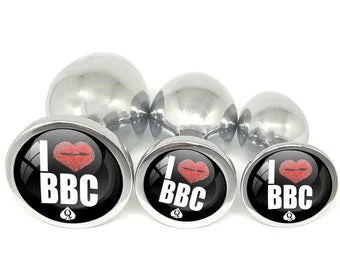pornhint Pornhint I LOVE BBC Queen of Spades SLUT lips heart Anal Plug Big Black Cock Lovers Butt Plug in 3 sizes - Size Queen - Bull Rider - Hotwife Swinger