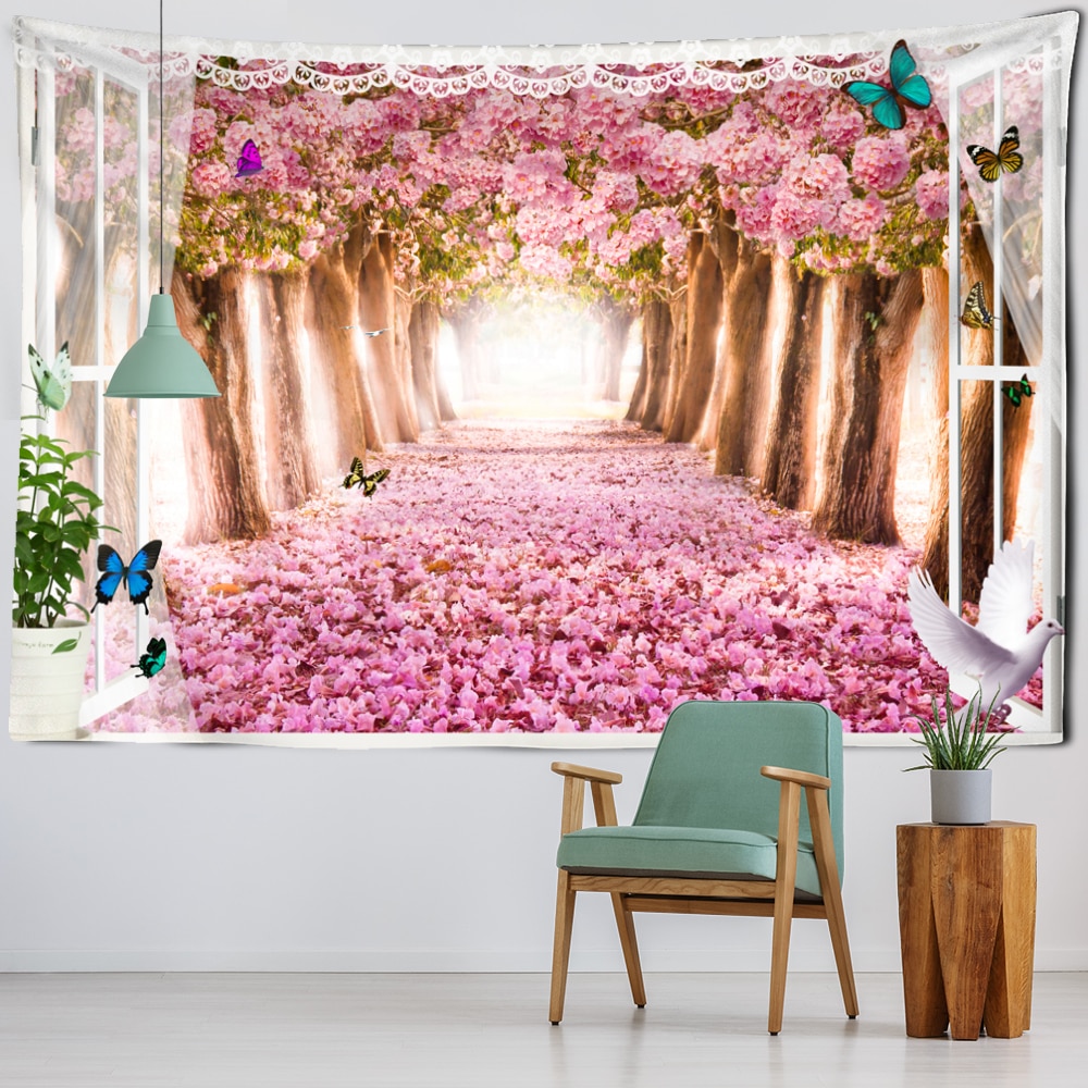 

Wall Tapestry - Flower Green Plant-150*130cm, 501 Original