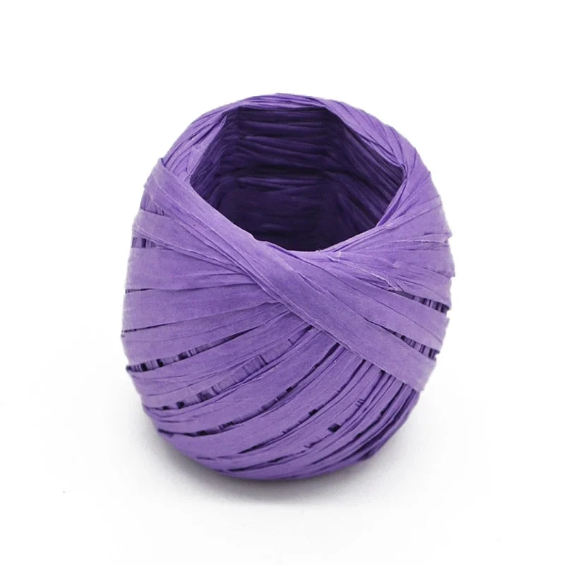 1 Roll 20 Meters CAKE COOKIE raffia ribbon paper rope palm packaging rope decorations baking box packing party candy gifts