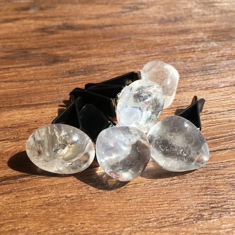 Natural Crystal Car Air Vent Decoration| Clear Quartz