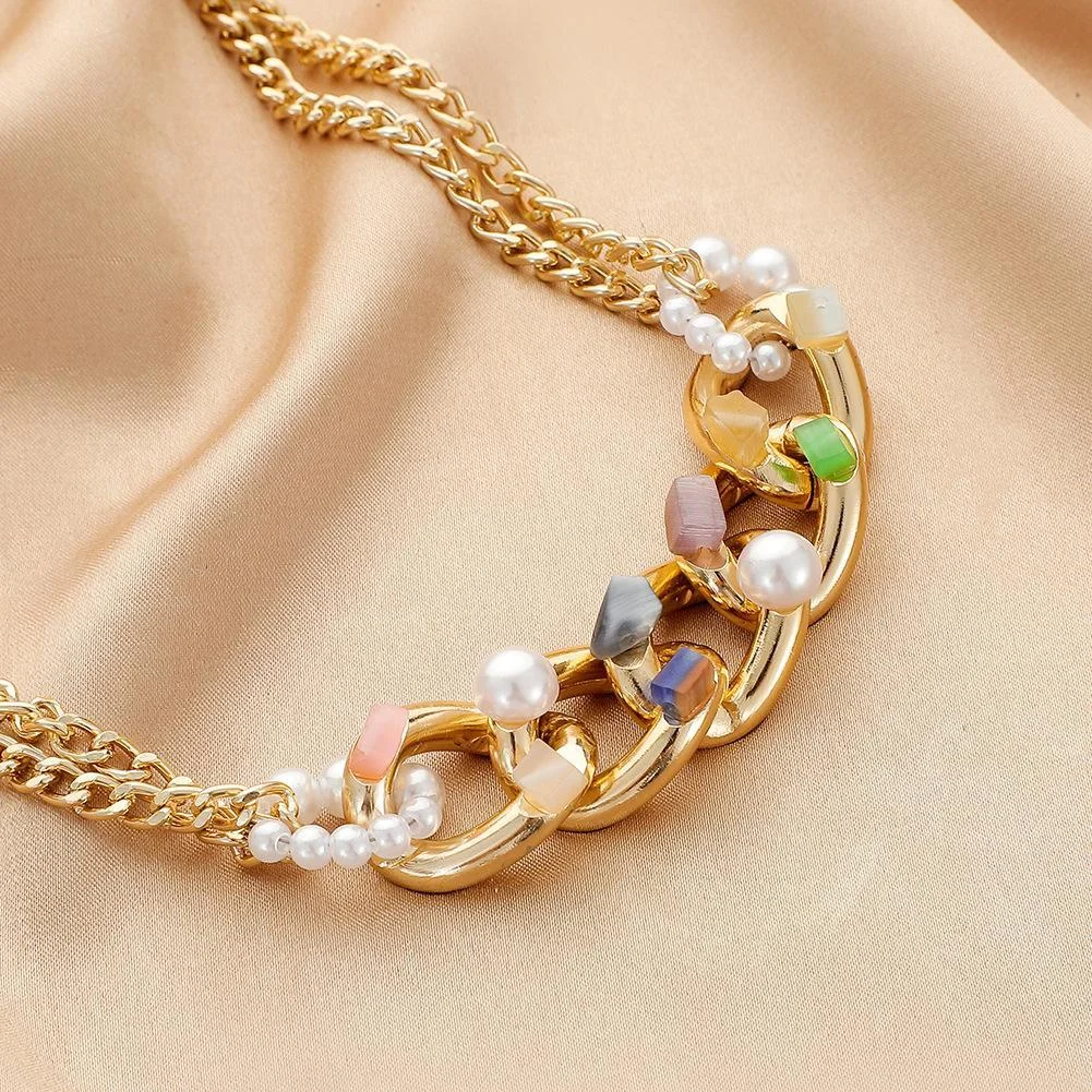 Thick chain necklace