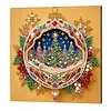 25x25cm DIY Pearl Painting Kit with Frame Self-Adhesive Canvas