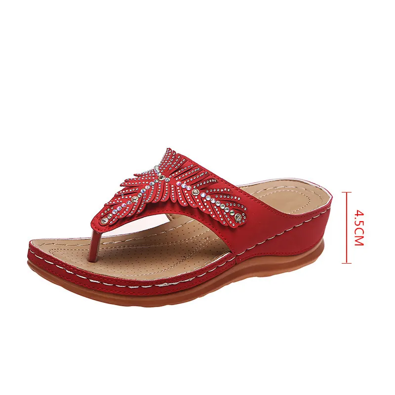 Yyvonne Slippers Large African Sandals Casual Light Flip-Flops And Casual Cold Slippers