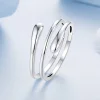 Twist Eternity Ring 925 Sterling Silver 