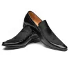 Handmade Mens Dress Shoes For Wedding-Leather Sole