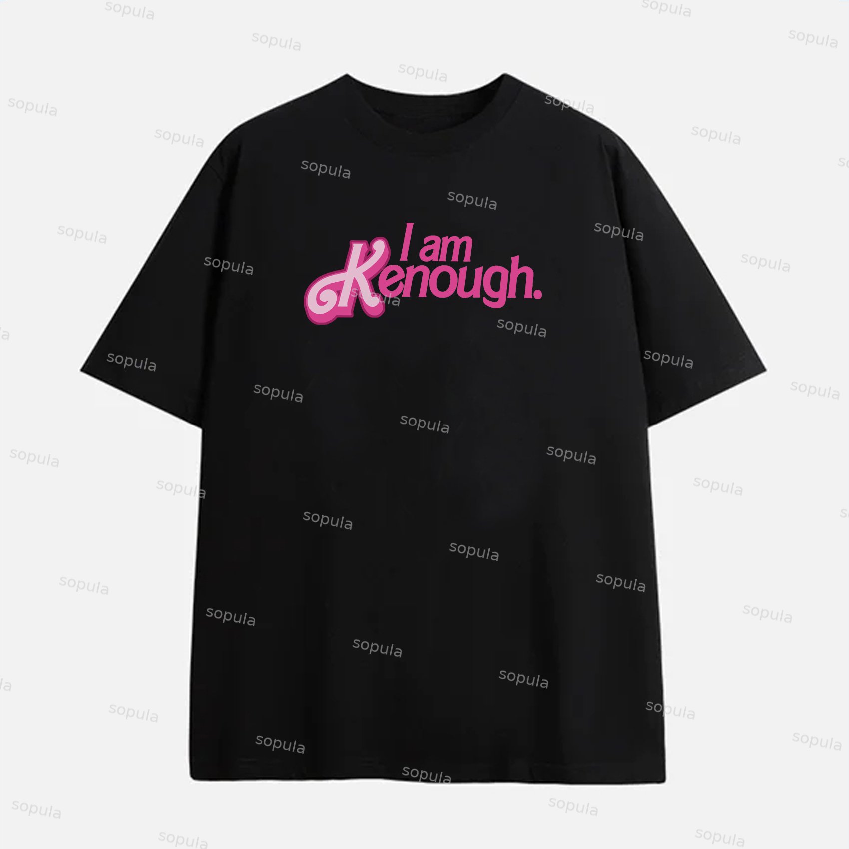Sopula I Am Kenough Graphic Print Cotton Essential Tees - SOPULA