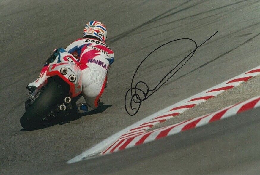 Mick Doohan Hand Signed 12x8 Photo Poster painting MotoGP Autograph Repsol Honda 1