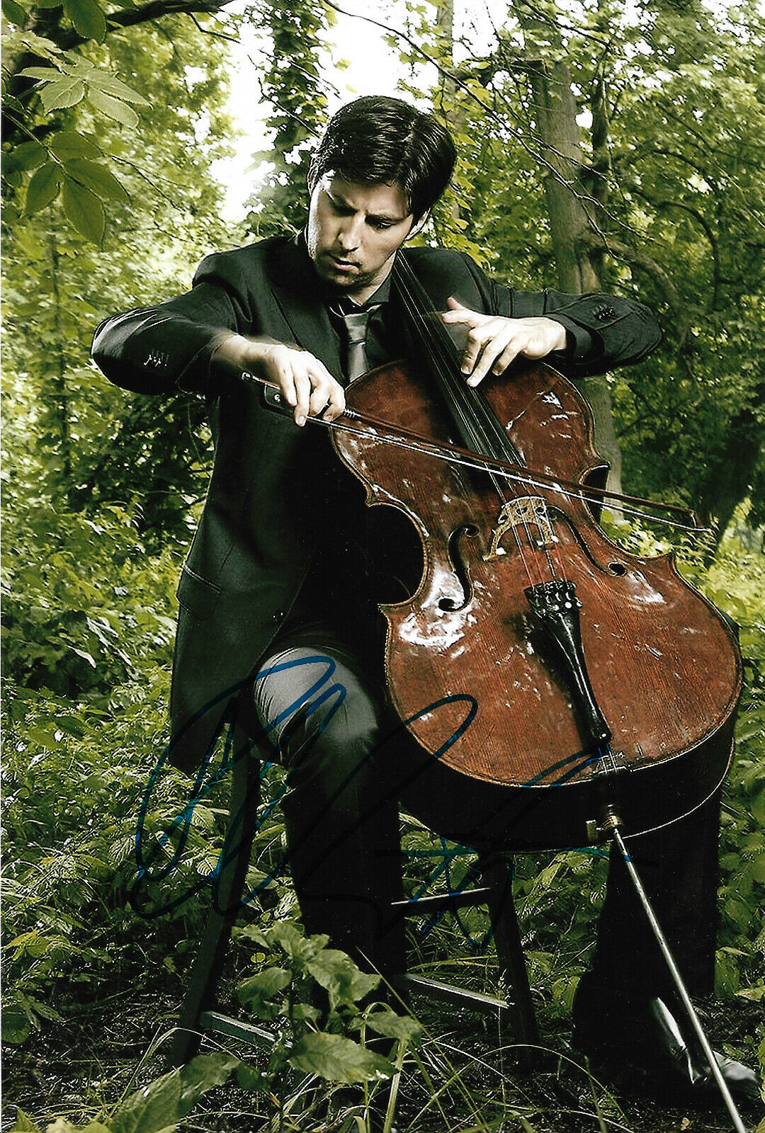 Daniel Müller-Schott Cellist signed 8x12 inch Photo Poster painting autograph