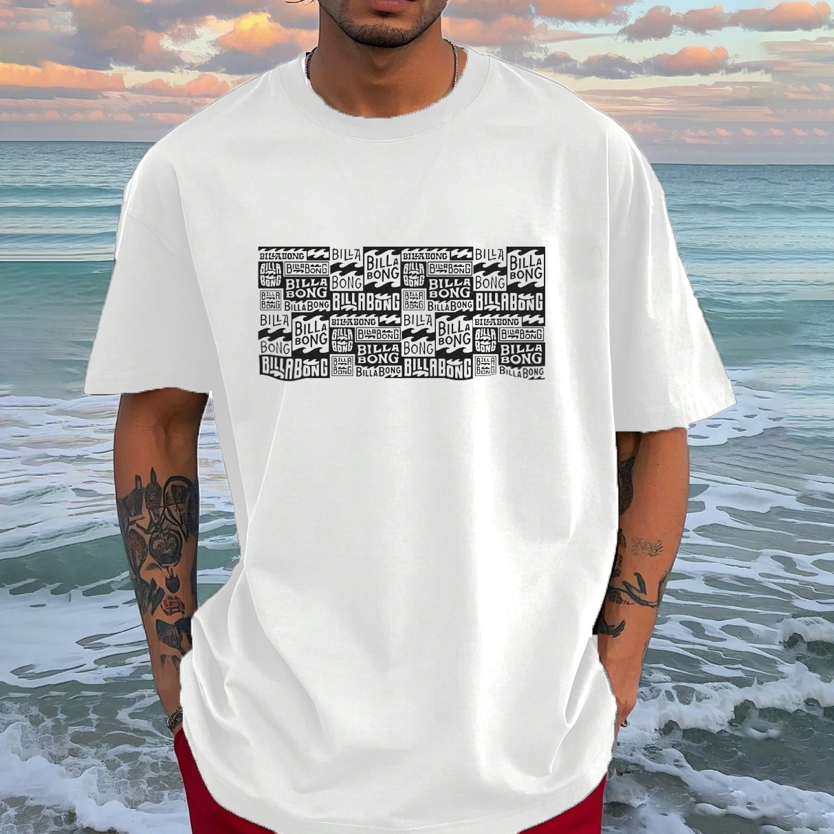  Graphic Print T-Shirt for Summer Beachwear