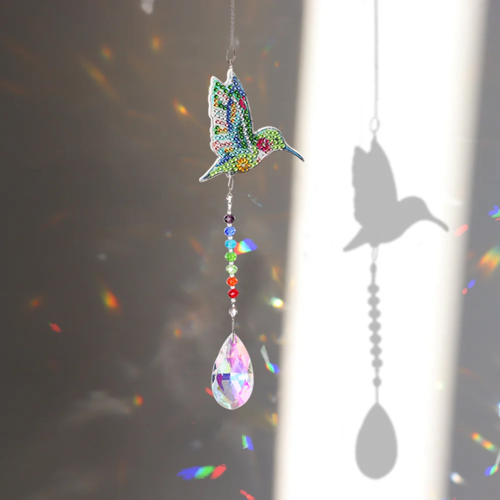 DIY Diamond Painting Sun Catcher - Bird