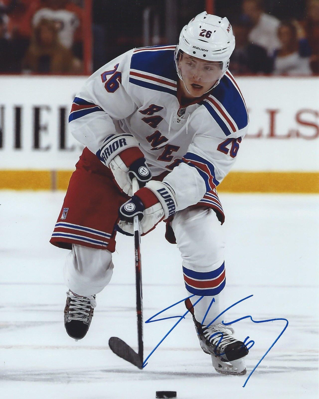 Jimmy Vesey Signed 8x10 Photo Poster painting New York Rangers Autographed COA E