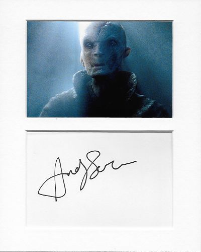 Star Wars Andy Serkis genuine authentic autograph signature and Photo Poster painting AFTAL COA