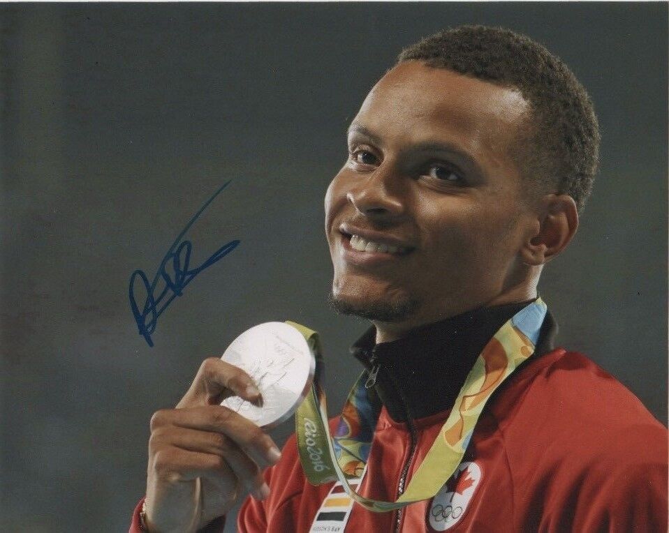 Team Canada Andre De Grasse Autographed Signed 8x10 Photo Poster painting COA #2