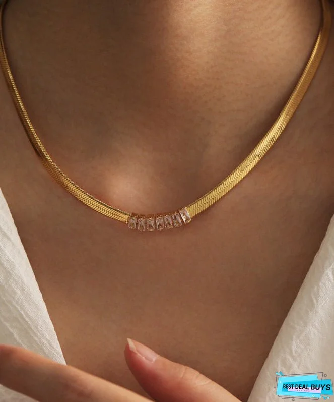 Simple Silk Copper Overgild Collar Necklace