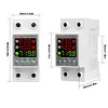 220V 40/63A Adjustable Over Under Voltage Protective Relay Din Rail Energy Meter